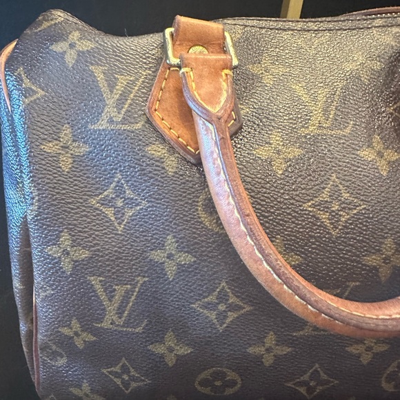 Louis Vuitton Brown Vintage Speedy 25 Monogram Satchel - Picture 6 of 16